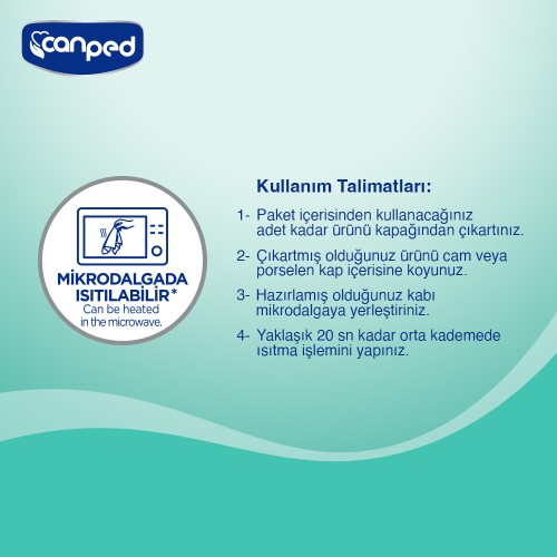 Canped Perine Bölgesi Temizleme Havlusu 50 Li